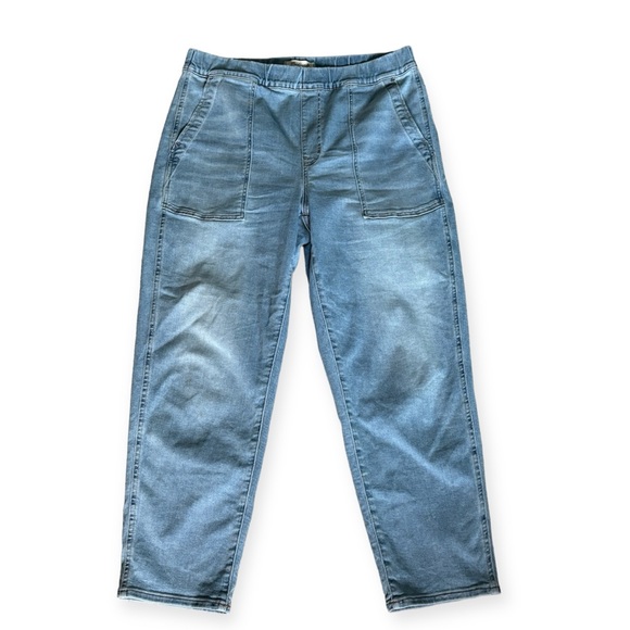 Madewell Pull-On Relaxed Jeans in Bellview Wash - Picture 10 of 12